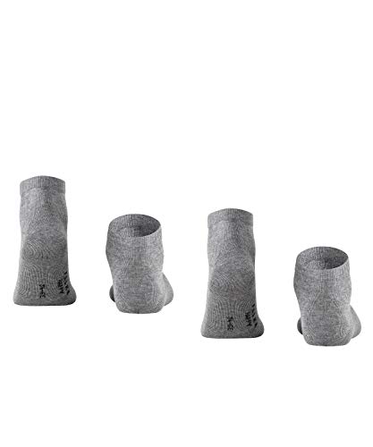 Falke Happy Lot 2 Paires Calcetines, Blanco (Light Grey Mel. 3390), 47/50 (Talla del fabricante: 47-50) (Pack de 2) para Hombre