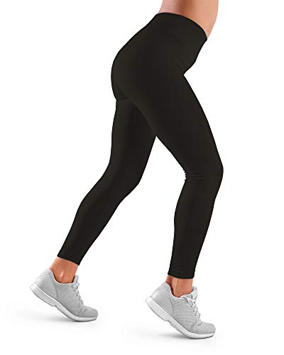 Farmacell 609H (Negro, M) Leggings Mujer Fitness Deportivos Elastizados Aislamiento Térmico Yoga Gimnasio