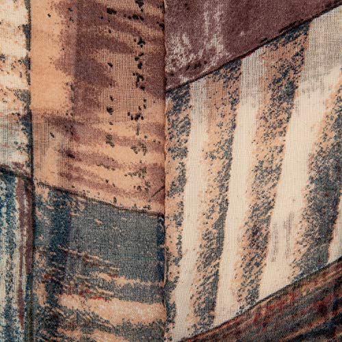 Fashion Max Bufanda para mujer, pañuelo redondo, monocolor, bufanda de colores