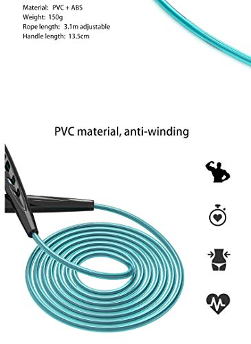 Feichen Single Skip Rope Workout Equipments Jumping Rope Training Fitness Speed Rope Fitnnes Equipament Jump Rope Unisex Men Women