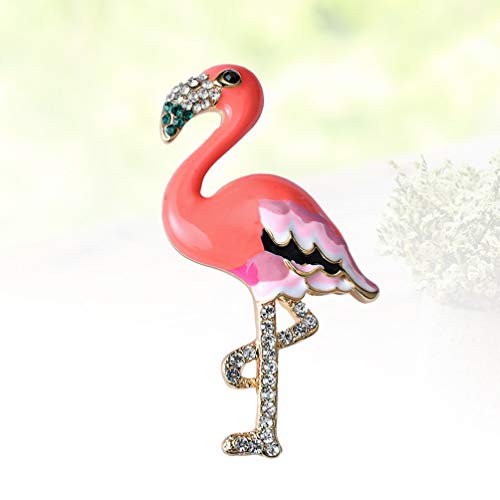 FENICAL animal ramillete broche cristal flamenco insignia broche joyería regalo para mujer