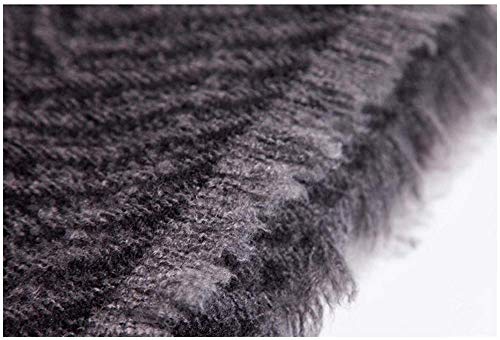 FFLQWQ0 Bufanda Moda Invierno Rosa Bufanda Roja Rayas Tejidas Triángulo Bufandas Cachemira Manta cálida Chales Envuelve Bufandas de cuello para damas