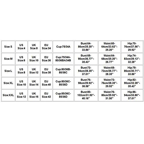 fgsdd Traje de baño de dos piezas para mujer, tankini de cintura alta, cuello halter, control de abdomen, traje de baño de dos piezas. H M