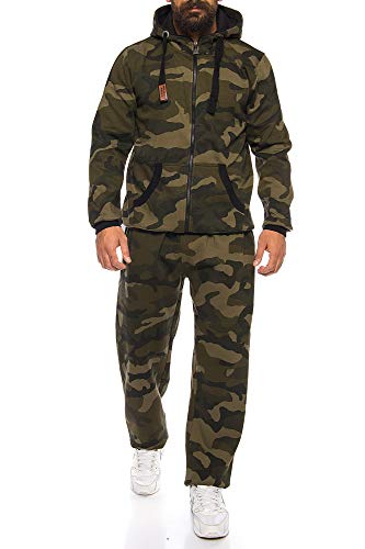 Finchman Finchsuit 1 - Conjunto deportivo para hombre FMJS135 verde camuflaje. XL