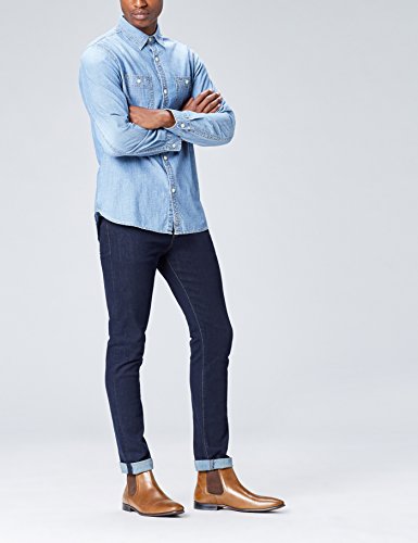 find. Botines Chelsea de Piel Hombre, Marrón (Tan), 44 EU