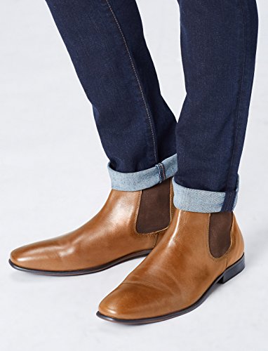 find. Botines Chelsea de Piel Hombre, Marrón (Tan), 44 EU