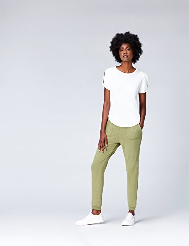 find. Pantalón Jogger con Bolsillos Para Mujer , Verde (Khaki), 40 (Talla del Fabricante: Medium)