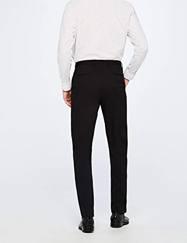 find. Pantalones de Traje Hombre, Negro (Black Black), 38, Label: 38