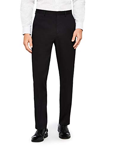 find. Pantalones de Traje Hombre, Negro (Black Black), 38, Label: 38