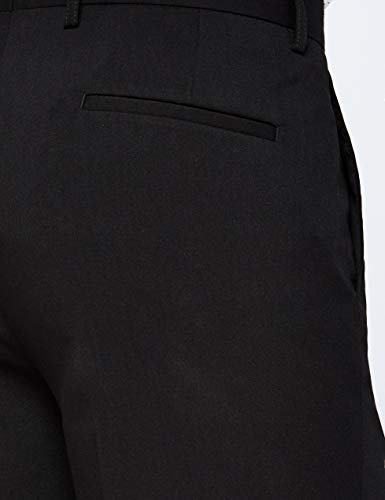 find. Pantalones de Traje Hombre, Negro (Black Black), 38, Label: 38