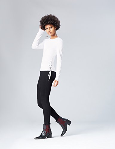 find. Tie-Up Side Suéter para Mujer, Blanco (White), 38 (Talla del Fabricante: Small)