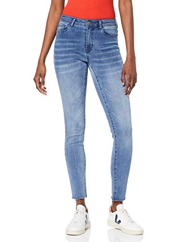 find. Vaqueros Ceñidos de Tiro Alto Mujer, Azul (Vintage), 25W / 34L, Label: 25W / 34L