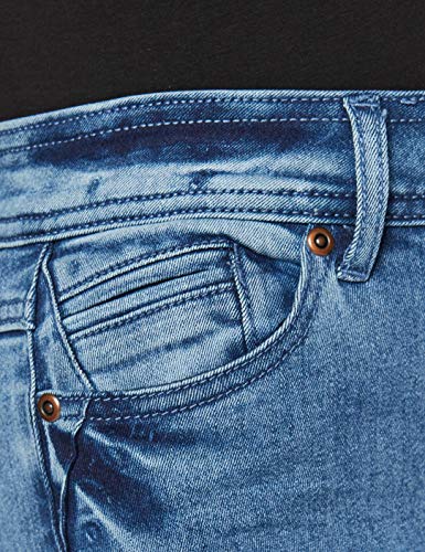 find. Vaqueros Ceñidos de Tiro Medio Mujer, Azul (Vintage Wash), 26W / 32L, Label: 26W / 32L