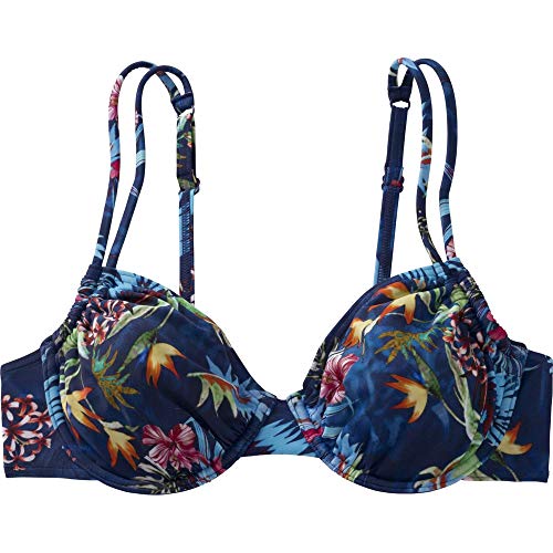 Firefly Malisa II - Parte Superior de Bikini para Mujer, Mujer, Parte Superior de Bikini, 4034998, Blue Flower, 46E