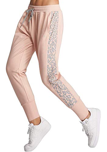 FITTIN Leggings de yoga para mujer con cordón en la cintura, pantalones deportivos con bolsillos para ejercicio - - Small