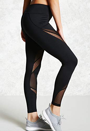 FITTOO Mallas Leggings Mujer Yoga de Alta Cintura Elásticos y Transpirables para Yoga Running Fitness790 Negro S