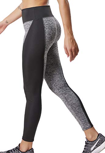 FITTOO Mallas Pantalones Deportivos Leggings Mujer Yoga de Alta Cintura Elásticos y Transpirables para Yoga Running Fitness con Gran Elásticosg37k