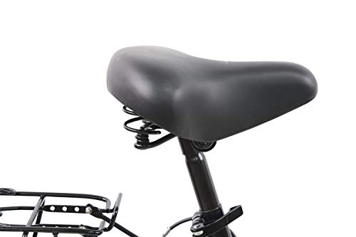 F.lli Schiano Voyager Bicicleta Trekking, Women's, Negro-Rojo, 28''