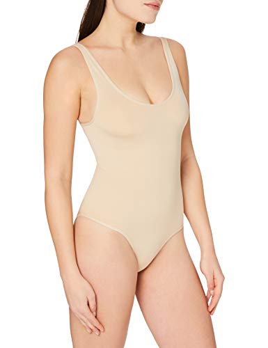 FM London Firm Control Shapewear, Body Mujer, beige (carne), 36/38 EU (Talla fabricante: 8/10 UK)