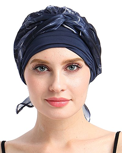 FocusCare Chemo Sombrero Beanie Bufanda Turbante Sombreros para cáncer de bambú Tejido Ligero sin Sudar
