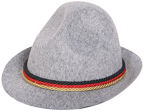 Folat B.V. Bayern Oktoberfest tirolés Hut gris claro sombrero de fieltro