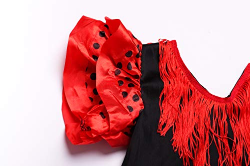 Folat - Vestido flamenco español para niñas - Talla: M