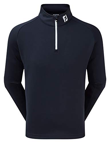 Footjoy Chill-out Pullover Jersey, Azul (Azul Navy 90147), Large (Tamaño del Fabricante:L) para Hombre