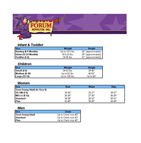 Forum Novelties ac769 desierto Prince camiseta Plus Chaleco, Blanco, 106,7 cm (42)