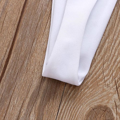 Fossen Brasileno Bikini Tangas Mujer Playa Traje de baño Bikinis Bottoms (S, Blanco)