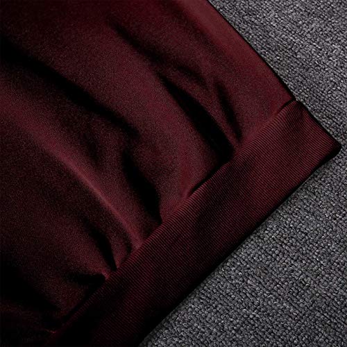 Fossen MuRope Mujer Sudadera con Capucha Talla Grande Sudadera Vestido Manga Larga Casual Estampado Hoodie Jersey Larga Baratas