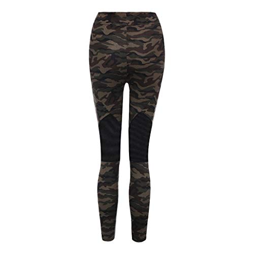 Fossen MuRope Pantalones Mujer Camuflaje de Malla Deporte Baratos Moda - Leggings Deporte Mujer Running/Yoga/Correr/Escalar - Pantalon con Suéter, Sudadera para Chica Adolescente Niñas