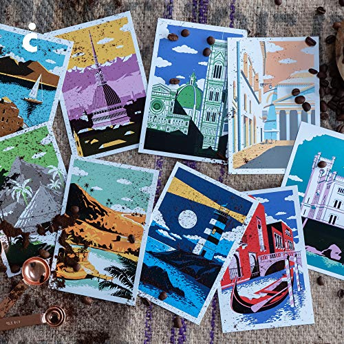 FRHOME - 100 Cápsulas de Café compatibles Lavazza a Modo Mio - kit degustación de 100 cápsulas café compatibles máquinas Lavazza a Modo Mio - Il Caffè italiano