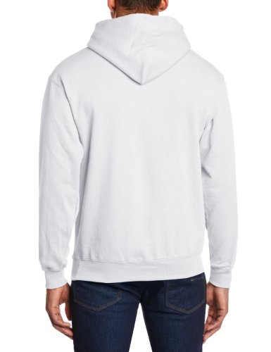 Fruit of the Loom 12208B, Sudadera con Capucha Para Hombre, Blanco (White), Medium