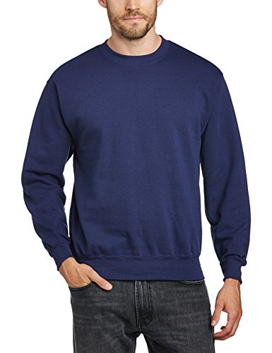 Fruit Of The Loom 62-216-0, Sudadera Para Hombre, Azul (Dark Navy), Large