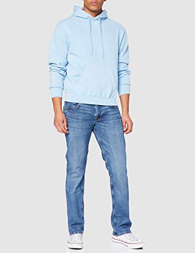 Fruit of the Loom SS026M, Sudadera con capucha y cremallera Para Hombre, Azul (Sky Blue), Small