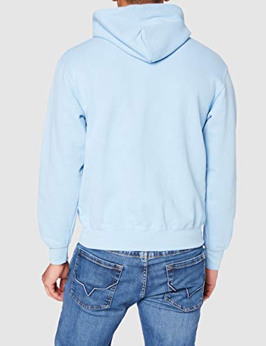 Fruit of the Loom SS026M, Sudadera con capucha y cremallera Para Hombre, Azul (Sky Blue), Small