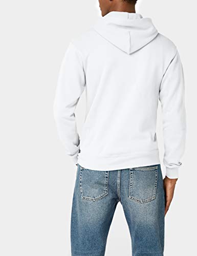 Fruit of the Loom SS026M, Sudadera con capucha y cremallera Para Hombre, Blanco (White), Small