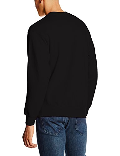 Fruit of the Loom SS027M Sudadera, Negro, Large para Hombre