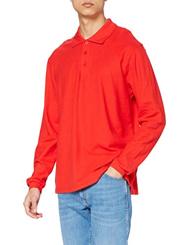 Fruit of the Loom SS037M, Polo para Hombre, Rojo (Red), X-Large