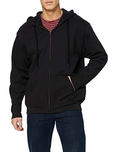 Fruit of the Loom Ss059m Sudadera, Black (Black/Black), Medium para Hombre