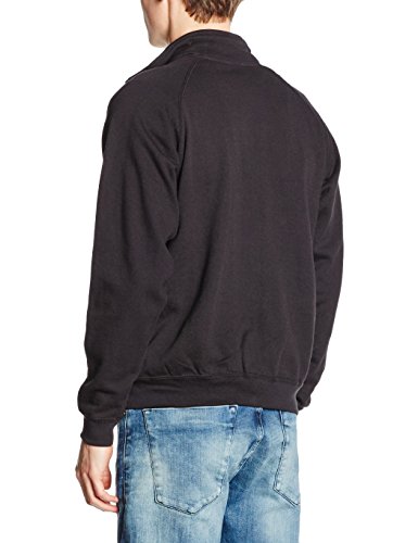 Fruit of the Loom Ss059m Sudadera, Black (Black/Black), Medium para Hombre