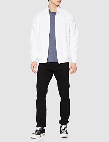 Fruit of the Loom Ss059m Sudadera, Blanco (White), Large (Talla del Fabricante: Large) para Hombre