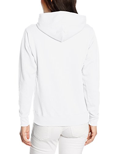 Fruit of the Loom Ss068m Sudadera para mujer, Blanco, S