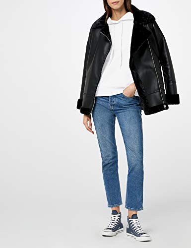 Fruit of the Loom Ss068m Sudadera para mujer, Blanco, S