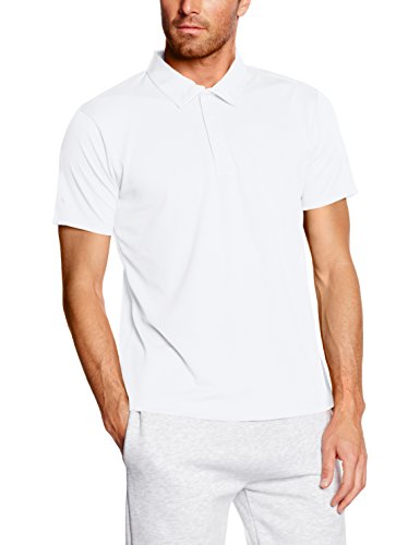 Fruit of the Loom SS118M Polo, Blanco (White), Small para Hombre