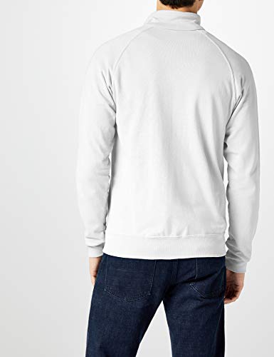 Fruit of the Loom Ss127M, Sudadera para Hombre, Blanco, Large