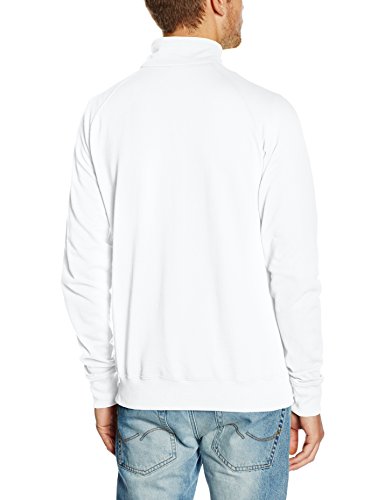 Fruit of the Loom Ss128m Sudadera, Blanco, Small para Hombre