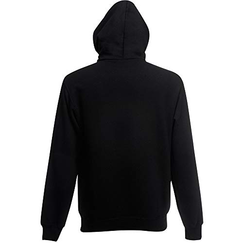 Fruit of the Loom - Sudadera clásica con capucha para niños, unisex, sin cremallera Negro negro 14 años