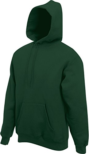 Fruit of the Loom Sudadera, Mujer, Verde Botella, X-Large