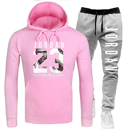 FSBYB Jordan # 23 de Baloncesto Ropa para Mujer de Manga Larga Sudaderas Ropa de Deporte,A,S